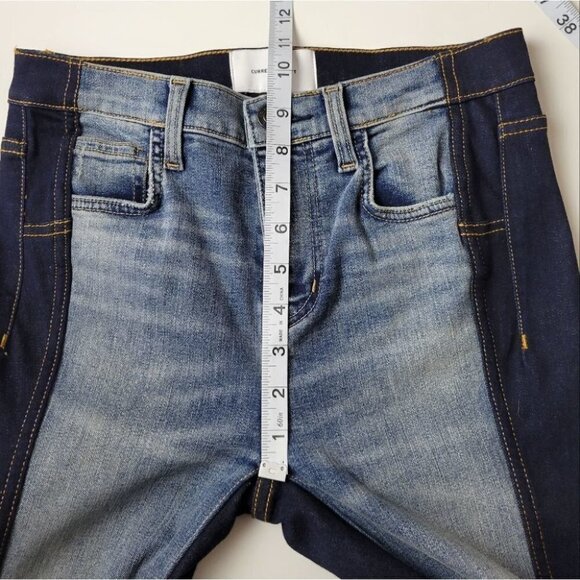 CURRENT/ELLIOTT The Mashed High Waisted Stiletto Jeans 25 - Picture 9 of 11